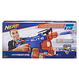 Бластер Хайперфайр Hasbro Nerf N-Strike Elite HyperFire Blaster, фото 3