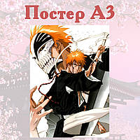 Постер плакат аниме Блич Bleach 42х29 см А3 (poster_0212)