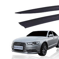 Дефлекторы окон (ветровики) Audi A6 (C7) 2011-2022 (6шт./Autoclover/Корея)