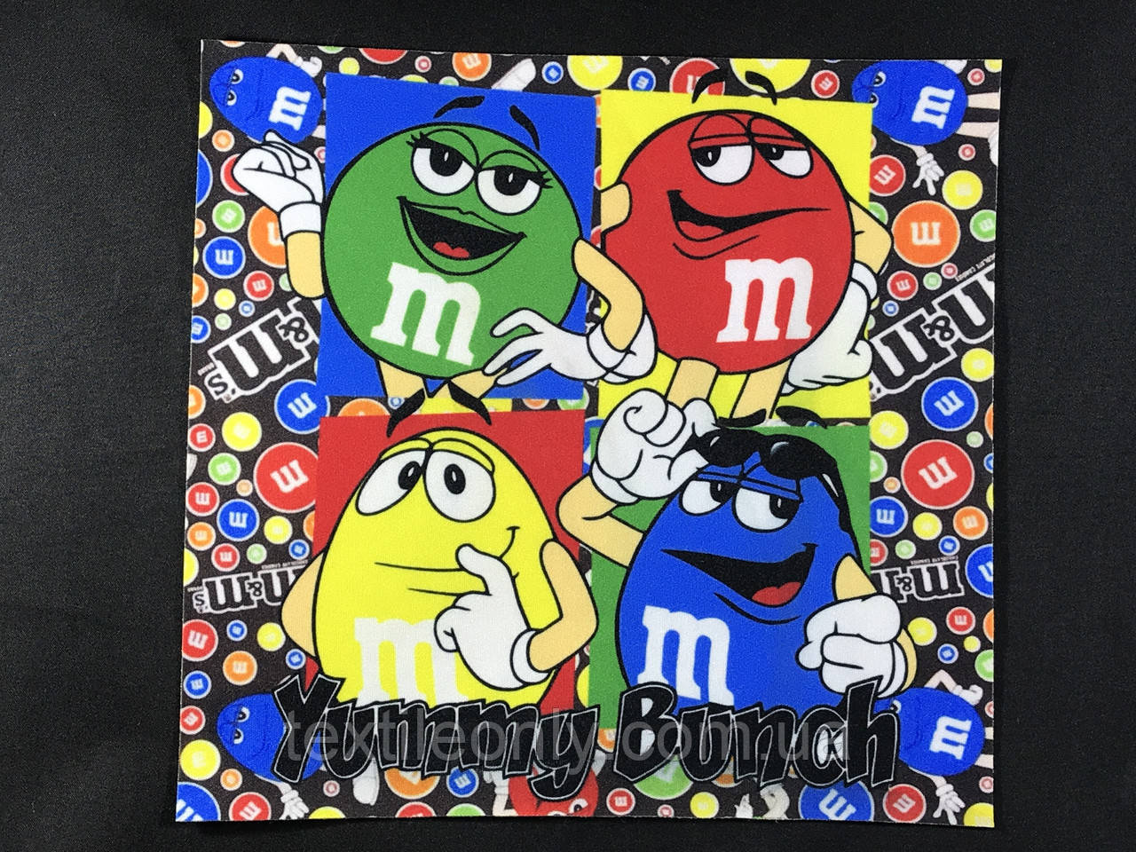 Нашивка Ммдемс / M&m's 215х220 мм