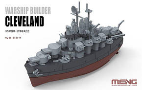 Cleveland. Збірна модель мультяшного корабля (збірка без клею). MENG MODEL WB-007, фото 4