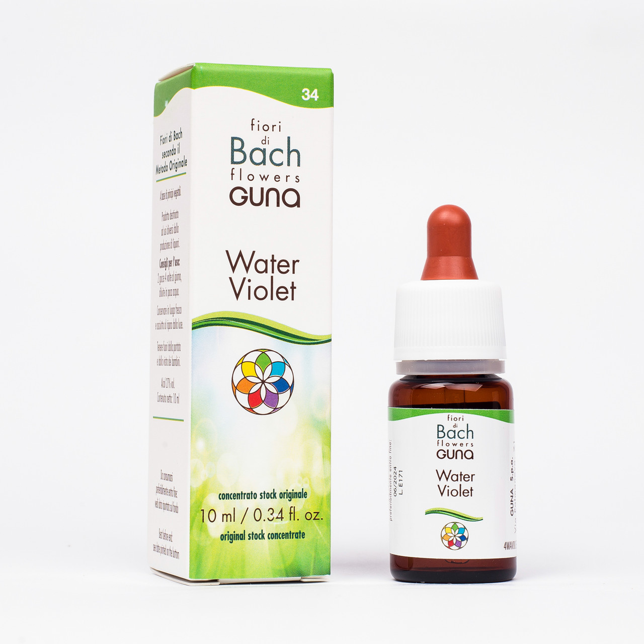 Купить капли Баха №34 Water Violet (Водная Фиалка). Капли с пипеткой, 10  мл. Производство GUNA (Италия). Цена, показания к применению, группа,  состав, инструкция, отзывы кто принимал, видео. Купить с доставкой у  официального