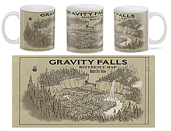 Кружка Гравіті Фолз Gravity Falls Map GF.02.19