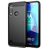 Протиударний чохол для Motorola Moto G8 Power Lite (XT2055-1) | Rugged Carbon | чорний