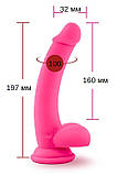 Фалоімітатор RUSE D THANG HOT PINK, фото 6
