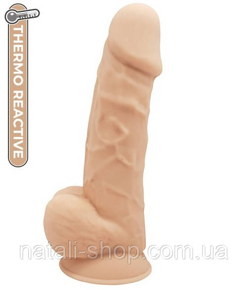 Фалоімітатор REAL LOVE DILDO 8.5INCH FLESH, фото 1