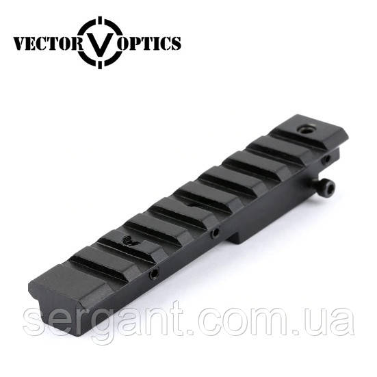 Планка Вівер/Пікатіні Vector Optics замість прицільної планки для кріплення оптики на карабін/гвинтівку Мосіна