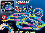 Дитячий Перегоновий трек 134 Dazzle Tracks 326 деталей, світло, звук, пульт, 655 см, фото 2