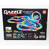 Дитячий Перегоновий трек 134 Dazzle Tracks 326 деталей, світло, звук, пульт, 655 см, фото 3