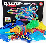 Дитячий Перегоновий трек 134 Dazzle Tracks 326 деталей, світло, звук, пульт, 655 см, фото 4
