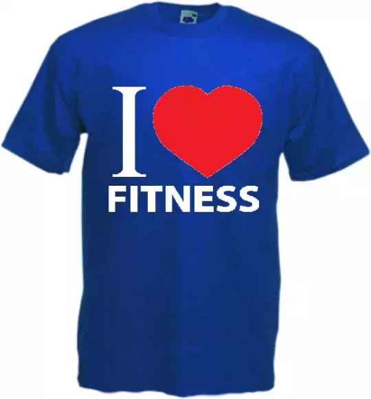 Футболка I love fitness"