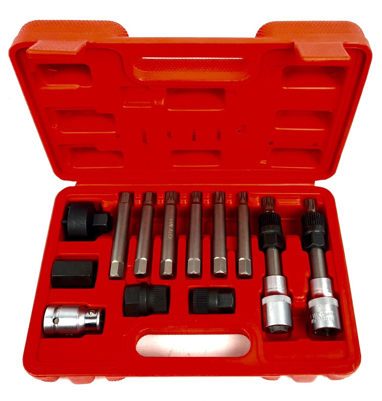 Набір інструментів для зняття шківів генератора 13 шт LEX LXGRTS-13S, фото 1