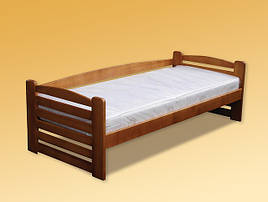 Ліжко дитяче з натурального дерева 80х190 Карлсон Дрімка