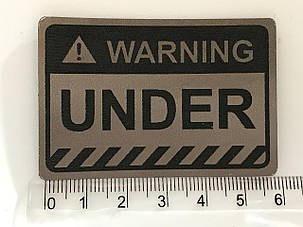 Нашивка Black 60х40 мм, фото 2