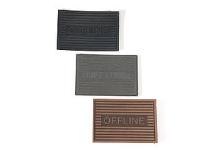 Нашивка OFFLINE 60х40 мм різні кольори, фото 3