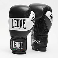 Боксерские перчатки Leone (Леоне) 1947 SHOCK 14 oz Черные Италия