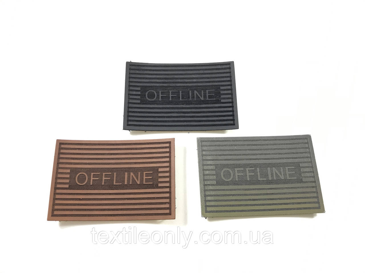 Нашивка OFFLINE 60х40 мм різні кольори