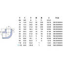 Косинець Wavin Ekoplastik PP-RCT DN 110 90° для з'єднання труб (Чехія) SKO11090RCT, фото 2