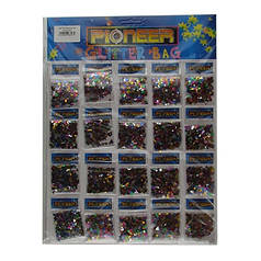 Блискітки на планшеті зірочки,місяць,сердечка 20шт 9-140 24713