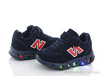 Детские кроссовки с подсветкой. Детская спортивная обувь 2021 бренда ВВТ для мальчиков (рр. с 26 по 31)