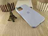 Оригінальний силіконовий чохол Silicone Case для Iphone 12/12 Pro фіалковий, чохол із мікрофіброю айфон 12, фото 6