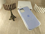 Оригінальний силіконовий чохол Silicone Case для Iphone 12/12 Pro фіалковий, чохол із мікрофіброю айфон 12, фото 8