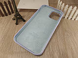 Оригінальний силіконовий чохол Silicone Case для Iphone 12/12 Pro фіалковий, чохол із мікрофіброю айфон 12, фото 7