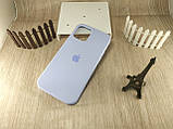 Оригінальний силіконовий чохол Silicone Case для Iphone 12/12 Pro фіалковий, чохол із мікрофіброю айфон 12, фото 9