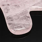 Гуаша скребок з Рожевого Кварцу, фото 5