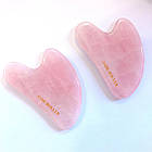 Гуаша скребок з Рожевого Кварцу, фото 2