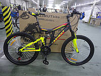 Спортивний велосипед 26 дюйма Azimut Power Shimano рама 19.5" жовтий