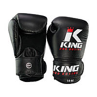 Боксерские перчатки Боксерские перчатки (КИНГ) King Pro Boxing Gloves KPB / BG AIR 12 oz Черные Таиланд