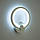 Настінний світлодіодний світильник бра Luminaria Europa 24W R220 ON/OFF WHITE 220V IP20, фото 5