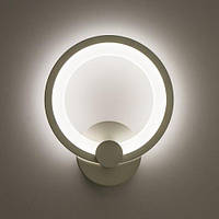 Настінний світлодіодний світильник бра Luminaria Europa 24W R220 ON/OFF WHITE 220V IP20