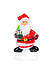 Свічка декоративна Санта Клаус із подарунками Christmas gifts, 14 см із глітером, фото 2