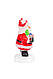 Свічка декоративна Санта Клаус із подарунками Christmas gifts, 14 см із глітером, фото 3