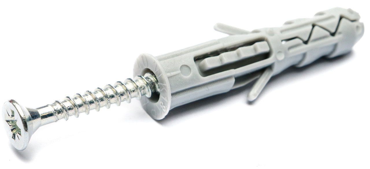 Дюбель з шурупом KRX 8х40 \ 50 мм Wkret-Met 100 шт., фото 1