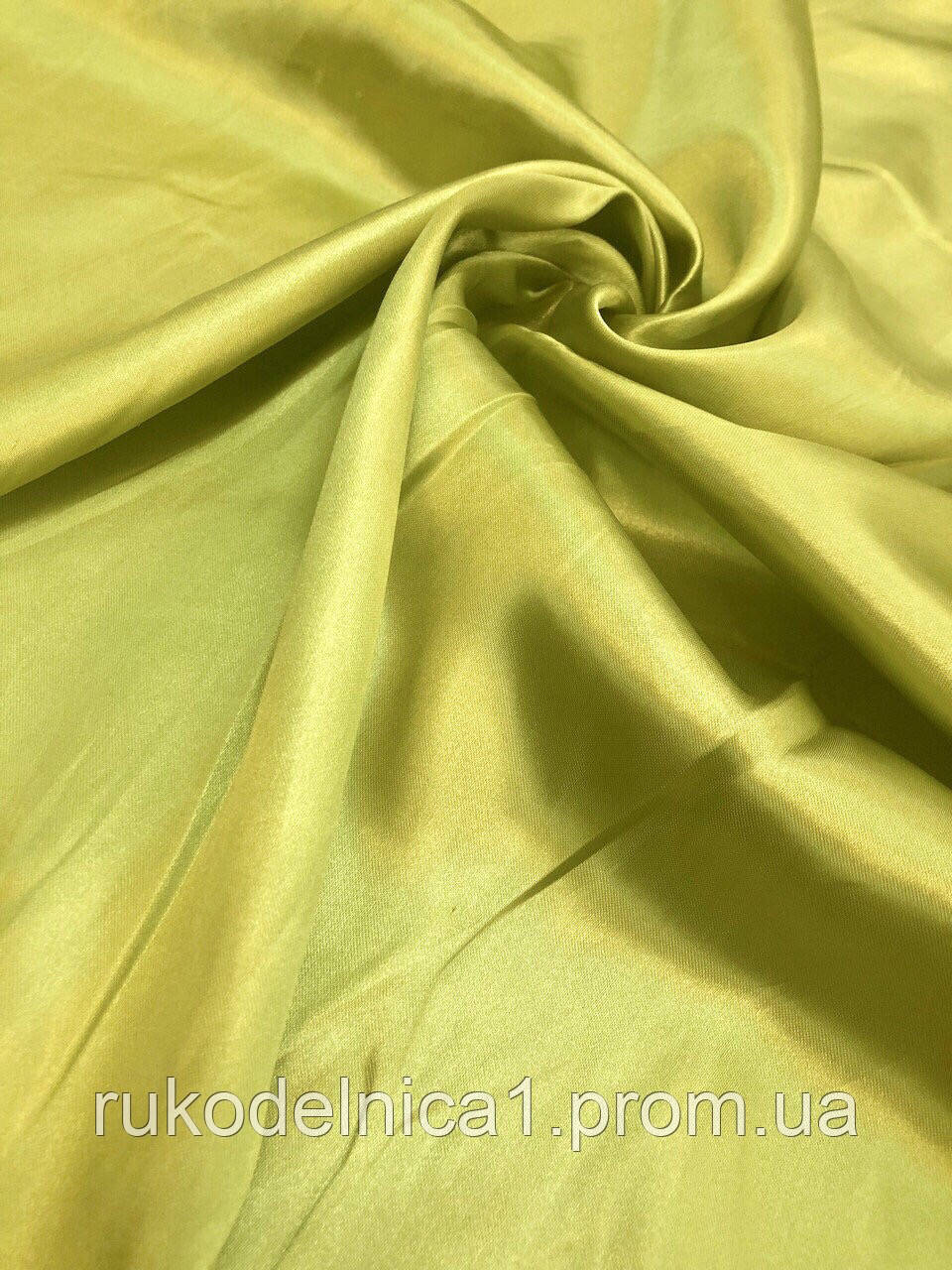 Ткань атлас цвет олива(ш 145 см) для платьев, юбок, блузок, карнавальных костюмов, украшения залов - фото 6 - id-p203605749