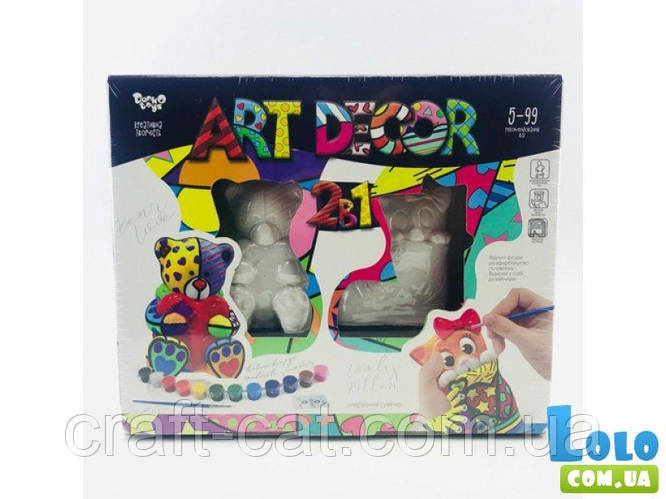 Купить Креативное творчество 2 в 1 Art Decor, Danko Toys, цена 229 грн ...