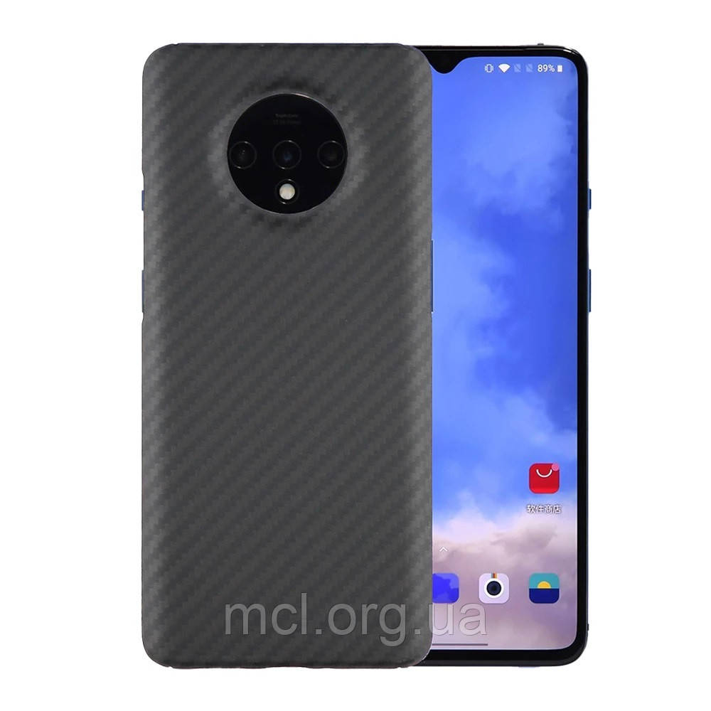 Карбоновий чохол для OnePlus 7T Karbon case, фото 1