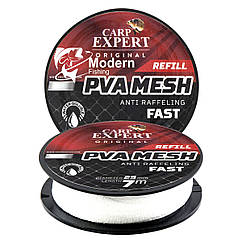 ПВА-сетка 7m 25mm на шпуле Carp Expert PVA Refill Mesh Anti Raffeling Fast