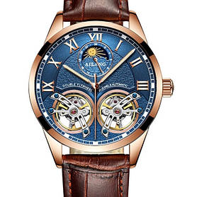 Чоловічий механічний годинник Ailang FlyWheel з автопідзаводом