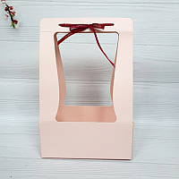 Флористичний кошик (Світло- Рожева)