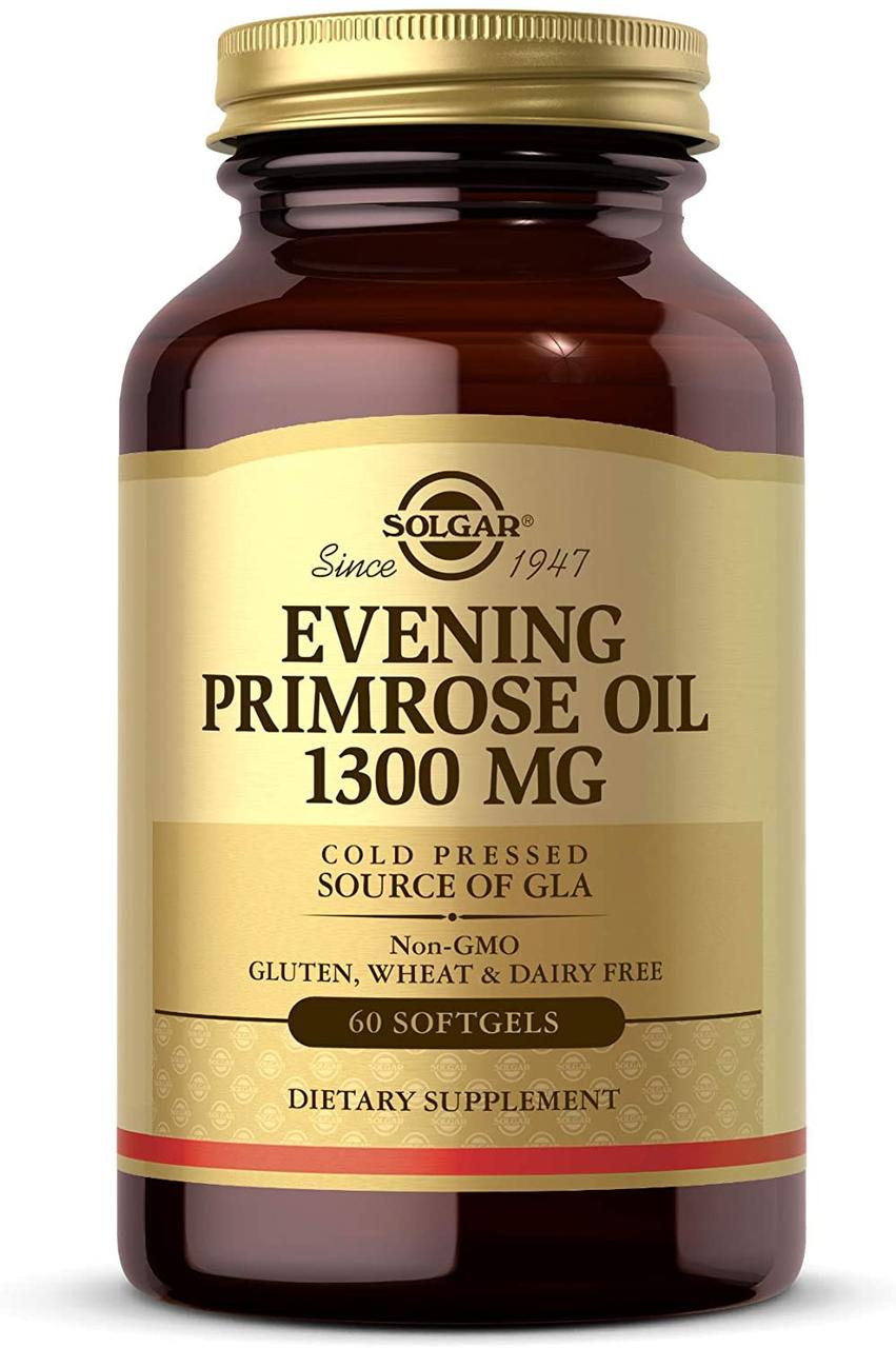 Олія примули вечірньої Solgar Evening Primrose Oil 1300 mg 60 гелевих капсул