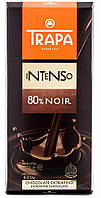Шоколад без глютена "Черный 80%" INTENSO Trapa 175 г