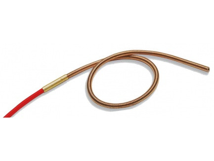 Дротопровід металевий з червоною вставкою 1.0-1.2 mm 3 мм до  МІГ МАГ Пальників
