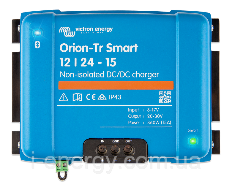 Зарядний пристрій від генератора DC-DC Orion-Tr Smart 12/12V-30A ORI121236140 Victron Energy