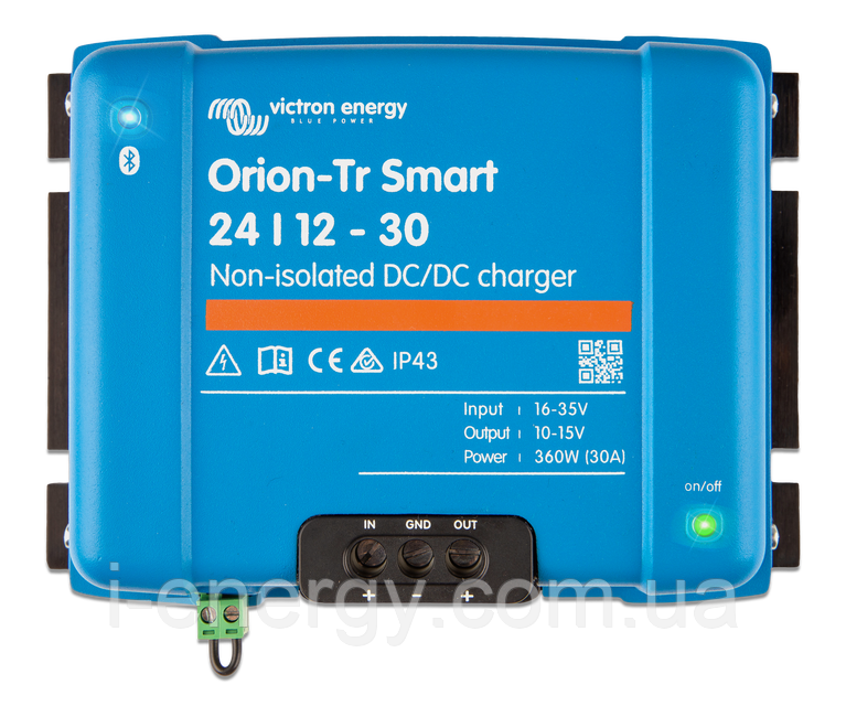 Альтернатор – Зарядний пристрій від генератора DC-DC Orion-Tr Smart 24/24-17A ORI242440140 Victron Energy