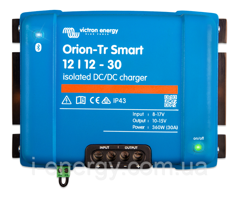 Зарядний пристрій від генератора DC-DC Orion-Tr Smart 12/12-30A (360W) Isolated ORI121236120