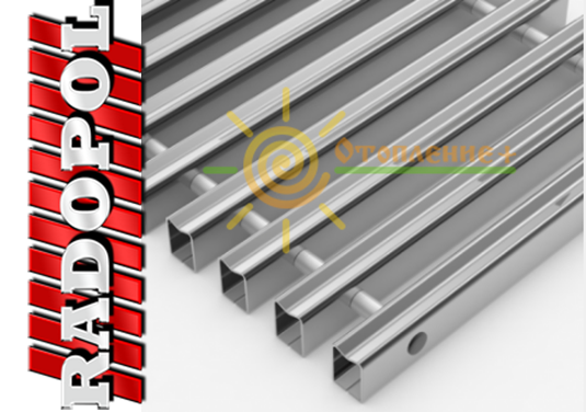 Решетка Radopol нержавеущая сталь 300 мм профильная - фото 1 - id-p1348958287